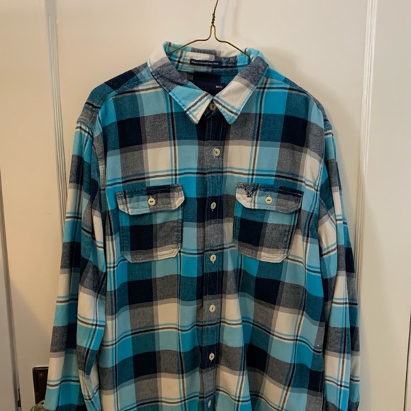 American Eagle Plaid Shirt - Picture 2 of 8